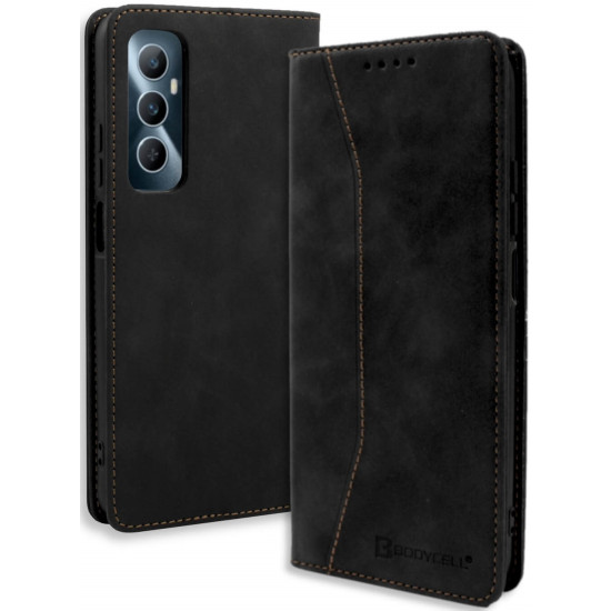 Θήκη Realme C65 4G - Bodycell Book Case Πορτοφόλι - Black (5206015079337)