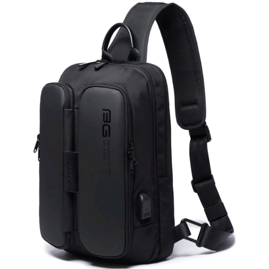 Bange 7079 - Ανδρικό Τσαντάκι Ώμου / Χιαστί Crossbody - 9L - Black