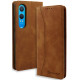 Θήκη OnePlus Nord CE4 Lite - Bodycell Book Case Πορτοφόλι - Brown (5206015079160)