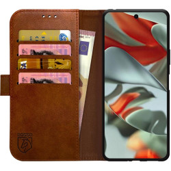 Θήκη Google Pixel 9 Pro XL - Rosso Element PU Πορτοφόλι - Brown (8719246446368)