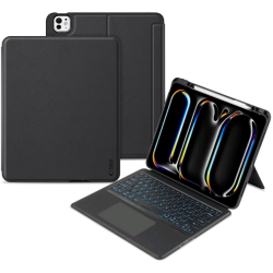 Θήκη Apple iPad Pro 13" 2025 / 2024 - Tech-Protect SCMag Pen Plus Keyboard με Υποδοχή Apple Pencil & Πληκτρολόγιο Bluetooth - Black (5906302308590)