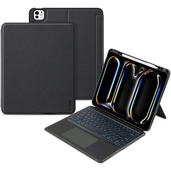 Θήκη Apple iPad Pro 13" 2025 / 2024 - Tech-Protect SCMag Pen Plus Keyboard με Υποδοχή Apple Pencil & Πληκτρολόγιο Bluetooth - Black (5906302308590)
