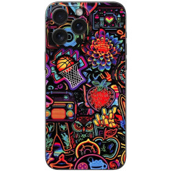 Αυτοκόλλητο Skin Προστασίας Πλάτης - Apple iPhone 15 Pro - Gams Premium Vinyl Skin Back Plate - 3D Neon (GAMS-VNL-SKIN-3DN-001-076)