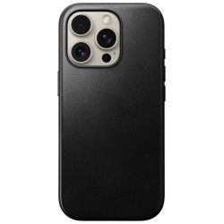 Θήκη Apple iPhone 16 Pro - Nomad Modern Leather Case Horween Δερμάτινη με MagSafe - Black (NM01694885)