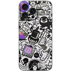 Αυτοκόλλητο Skin Προστασίας Πλάτης - Apple iPhone 15 Pro - Gams Premium Vinyl Skin Back Plate - 3D TV Sticker (GAMS-VNL-SKIN-3DTS-001-076)