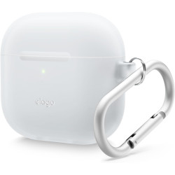 Θήκη Apple AirPods 4th Gen - Elago Silicone Hang Case Σιλικόνης - Nightglow Blue (EAP4SC-HANG-LUBL)