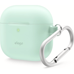 Θήκη Apple AirPods 4th Gen - Elago Silicone Hang Case Σιλικόνης - Mint (EAP4SC-HANG-MT)