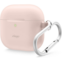 Θήκη Apple AirPods 4th Gen - Elago Silicone Hang Case Σιλικόνης - Sand Pink (EAP4SC-HANG-SPK)