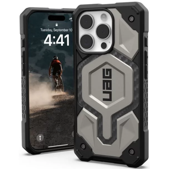 Θήκη Apple iPhone 16 Pro - UAG Monarch Pro Ανθεκτική με MagSafe - Titanium (114456113636)