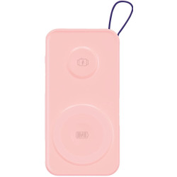 3MK PastelUp - PowerBank με Ασύρματη Φόρτιση MagSafe 15W για iPhone / Apple Watch 3W / 1 x Θύρα USB-A / 1 x Θύρα Type-C / 1 x Καλώδιο Type-C / 1 x Καλώδιο Type-C σε Lightning - 22.5W - 10.000mAh - Pink (5903108583213)