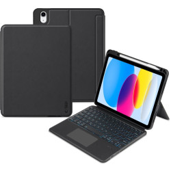 Θήκη Apple iPad (A16) 11th Gen. 2025 11" / 10th Gen. 2022 10.9" - Tech-Protect SCMag Pen Plus Keyboard με Υποδοχή Apple Pencil & Πληκτρολόγιο Bluetooth - Black (5906302310296)