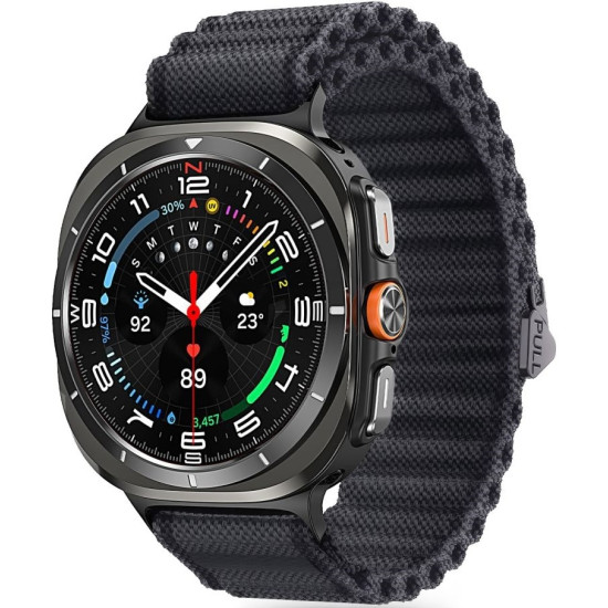Λουράκι Samsung Galaxy Watch Ultra 2025 / 2024 47mm - Tech-Protect Weave Pro - Black (5906302376339)
