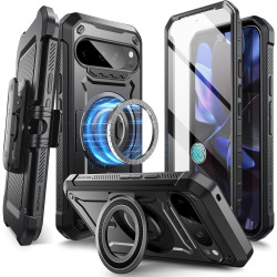 Θήκη Google Pixel 9 / 9 Pro - Supcase Unicorn Beetle Pro Mag Ανθεκτική με MagSafe - Black (843439151536)