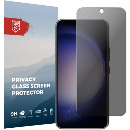 Αντιχαρακτικό Γυαλί Προστασίας Samsung Galaxy S23 Plus - Rosso Tempered Glass Privacy Απορρήτου Οθόνης (8719246445941)