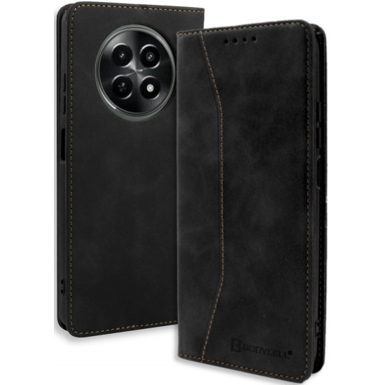 Θήκη Realme 12 5G / 12x 5G - Bodycell Book Case Πορτοφόλι - Black (5206015079184)