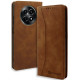 Θήκη Realme 12 5G / 12x 5G - Bodycell Book Case Πορτοφόλι - Brown (5206015079191)