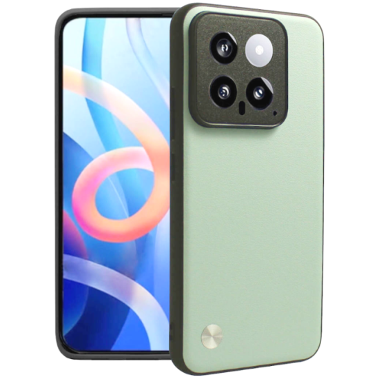 Θήκη Xiaomi 14 - Bodycell Vegan Cover Σκληρή - Light Green (5206015077357)