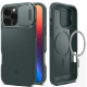 Θήκη Apple iPhone 16 Pro - Spigen Optik Armor MagFit με MagSafe & Κάλυμμα για την Κάμερα - Abyss Green (ACS08150)