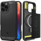 Θήκη Apple iPhone 16 Pro - Spigen Rugged Armor MagFit με MagSafe - Matte Black (ACS08115)