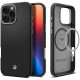 Θήκη Apple iPhone 16 Pro - Spigen Enzo Aramid MagFit Σκληρή με MagSafe & TPU - 1500D - 2mm - Black / Natural (ACS08508)