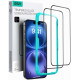 Αντιχαρακτικό Γυαλί Προστασίας Apple iPhone 16 / 15 - ESR Tempered Glass FullFace Οθόνης - 2 Τεμάχια - Black (4894240235935)