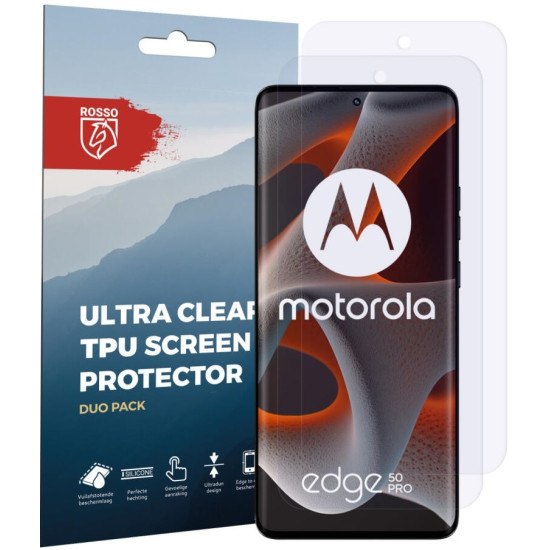 Μεμβράνη Προστασίας Motorola Edge 50 Pro - Rosso Ultra Clear Screen Protector Οθόνης - 2 Τεμάχια (8719246452949)