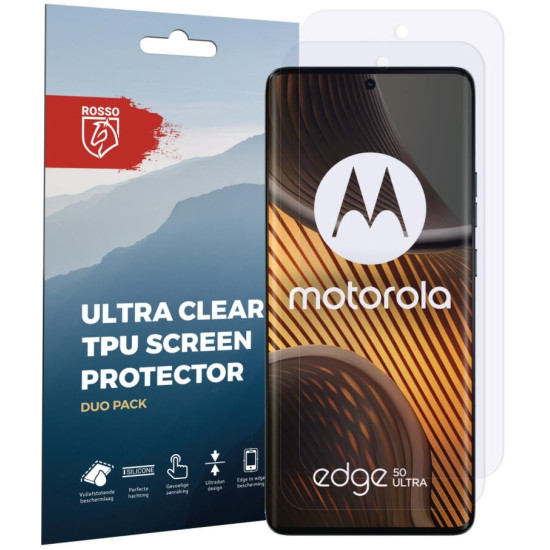 Μεμβράνη Προστασίας Motorola Edge 50 Ultra - Rosso Ultra Clear Screen Protector Οθόνης - 2 Τεμάχια (8719246452932)