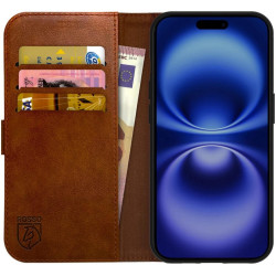 Θήκη Apple iPhone 16 Pro - Rosso Element PU Πορτοφόλι - Brown (8719246453847)