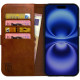 Θήκη Apple iPhone 16 Plus - Rosso Element PU Πορτοφόλι - Brown (8719246453885)