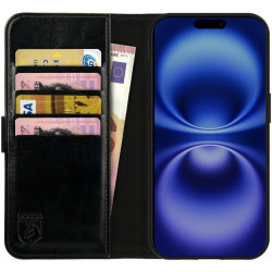 Θήκη Apple iPhone 16 Pro Max - Rosso Element PU Πορτοφόλι - Black (8719246453915)