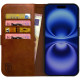Θήκη Apple iPhone 16 Pro Max - Rosso Element PU Πορτοφόλι - Brown (8719246453922)