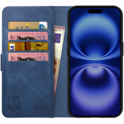 Θήκη Apple iPhone 16 Pro Max - Rosso Element PU Πορτοφόλι - Blue (8719246453946)
