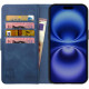 Θήκη Apple iPhone 16 Pro Max - Rosso Element PU Πορτοφόλι - Blue (8719246453946)