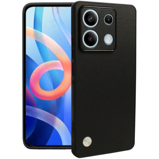 Θήκη Xiaomi Redmi Note 13 Pro 5G / Poco X6 - Bodycell Vegan Cover Σκληρή - Black (5206015077975)