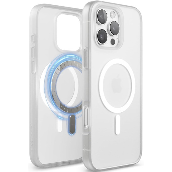 Θήκη Apple iPhone 16 Pro Max - Elago Magnetic Hybrid Ημιδιάφανη Σκληρή με MagSafe - Soft Feeling Clear (ES16MSHB69PRO-SFTR)