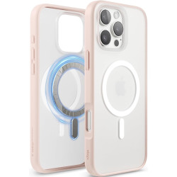 Θήκη Apple iPhone 16 Pro Max - Elago Magnetic Hybrid Ημιδιάφανη Σκληρή με MagSafe - Soft Feeling Clear / Lovely Pink (ES16MSHB69PRO-SFTRLPK)