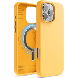 Θήκη Apple iPhone 16 Pro Max - Elago Magnetic Silicone Case Premium Σιλικόνης με MagSafe - Sunshine (ES16MSSC69PRO-SUN)