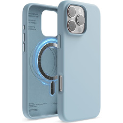 Θήκη Apple iPhone 16 Pro Max - Elago Magnetic Silicone Case Premium Σιλικόνης με MagSafe - Sky Blue (ES16MSSC69PRO-SBL)