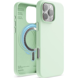 Θήκη Apple iPhone 16 Pro Max - Elago Magnetic Silicone Case Premium Σιλικόνης με MagSafe - Soft Mint (ES16MSSC69PRO-SMT)