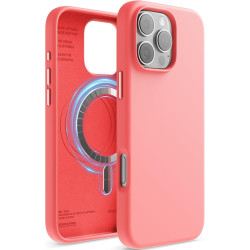 Θήκη Apple iPhone 16 Pro Max - Elago Magnetic Silicone Case Premium Σιλικόνης με MagSafe - Pink (ES16MSSC69PRO-PK)