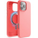 Θήκη Apple iPhone 16 Pro Max - Elago Magnetic Silicone Case Premium Σιλικόνης με MagSafe - Pink (ES16MSSC69PRO-PK)