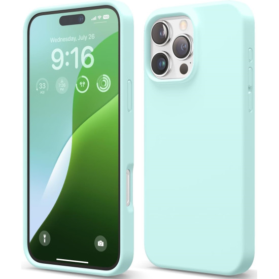 Θήκη Apple iPhone 16 Pro Max - Elago Silicone Case Premium Σιλικόνης - Aqua Sky (ES16SC69PRO-ASKY)