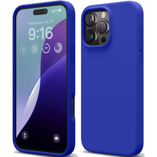 Θήκη Apple iPhone 16 Pro Max - Elago Silicone Case Premium Σιλικόνης - Cobalt Blue (ES16SC69PRO-CBL)