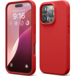 Θήκη Apple iPhone 16 Pro - Elago Silicone Case Premium Σιλικόνης - Red (ES16SC63PRO-RD)