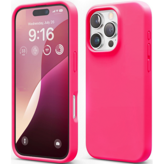 Θήκη Apple iPhone 16 Pro - Elago Silicone Case Premium Σιλικόνης - Ice Red (ES16SC63PRO-IRED)