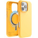 Θήκη Apple iPhone 16 Pro - Elago Magnetic Silicone Case Premium Σιλικόνης με MagSafe - Sunshine (ES16MSSC63PRO-SUN)