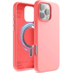 Θήκη Apple iPhone 16 Pro - Elago Magnetic Silicone Case Premium Σιλικόνης με MagSafe - Pink (ES16MSSC63PRO-PK)