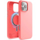 Θήκη Apple iPhone 16 Pro - Elago Magnetic Silicone Case Premium Σιλικόνης με MagSafe - Pink (ES16MSSC63PRO-PK)