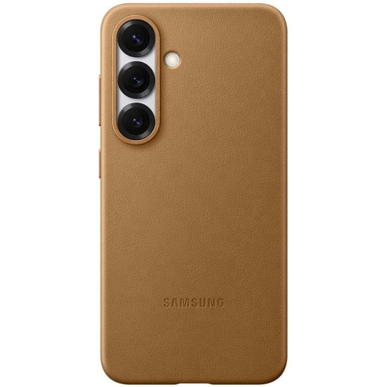 Θήκη Samsung Galaxy S25 Official Samsung Kindsuit Case Σκληρή από Οικολογικό Δέρμα - Camel (EF-VS931PFEGWW)