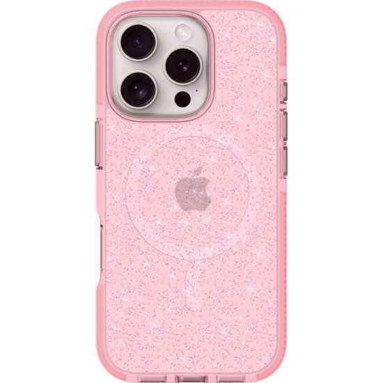 Θήκη Apple iPhone 16 Pro - Prodigee Super Star Σκληρή Ανθεκτική Διάφανη με MagSafe - Rose (IPH16P-6.1-SSTR-RSE)